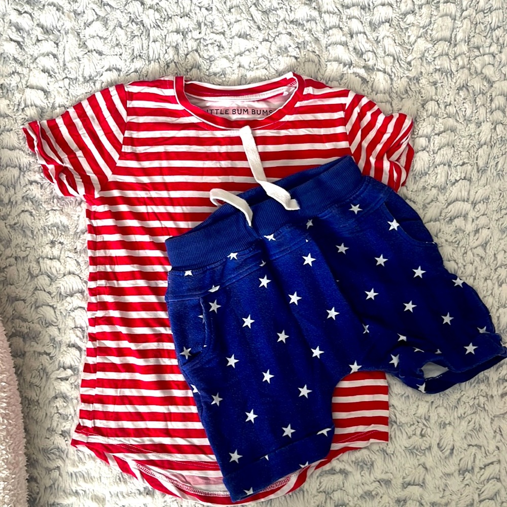 Selling Little Bum Bums / now Bums & Roses 4th of July collection pjs.